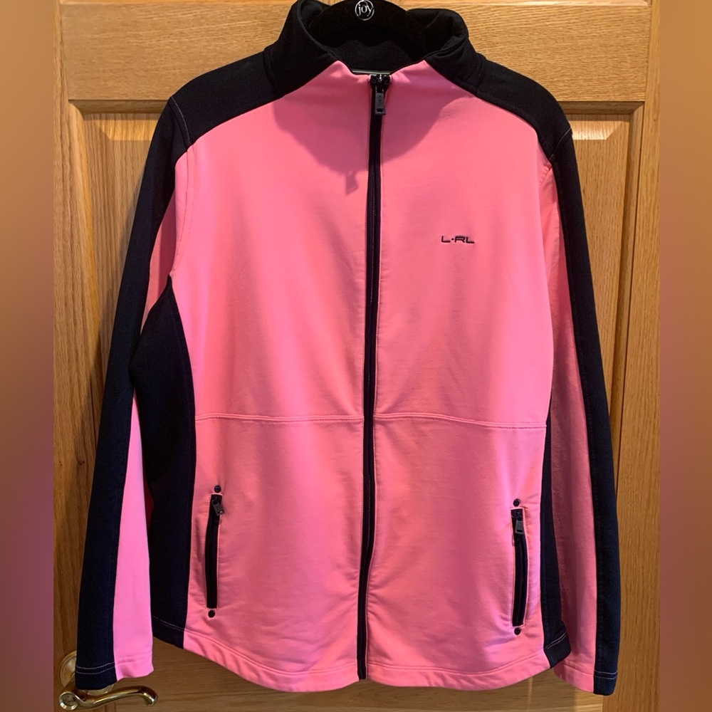 Lauren Ralph Lauren Plus Size Color Block Full Zip Activewear Jacket Women’s 1X
